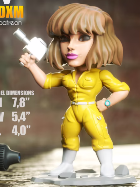 April-o-Neil Chibi 3D Model - STL File for 3D Printing