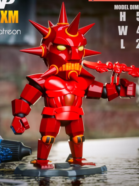 Armoured Mon Star Chibi 3D Model - STL File for 3D Printing