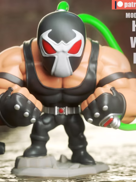 Bane Chibi 3D Model - Chibi STL Files