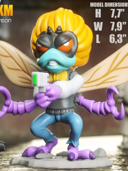 Baxter Fly Chibi 3D Model - Chibi STL File for 3D Printing
