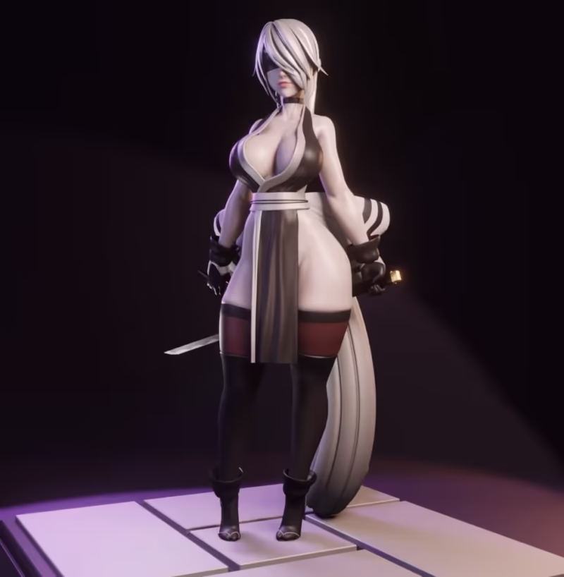 2B Maid 3D Model - Rushzilla STL Files for 3D Printing