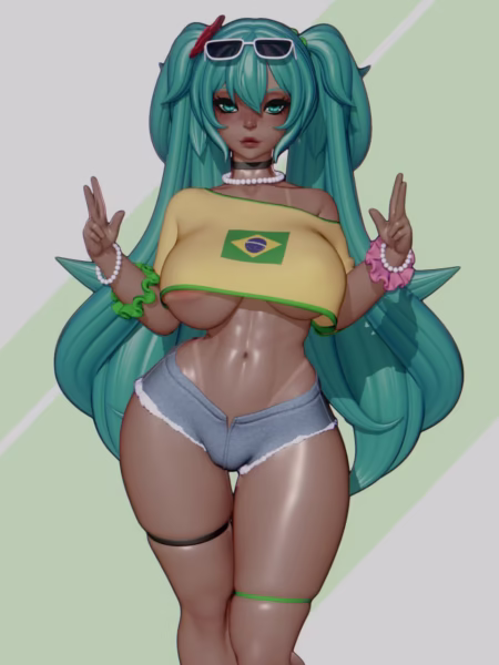 BR MIKU 3D Model - Rushzilla STL Files for 3D Printing
