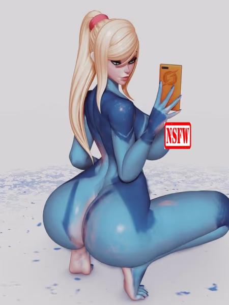Body Paint Samus 3D Model - Rushzilla STL Files for 3D Printing