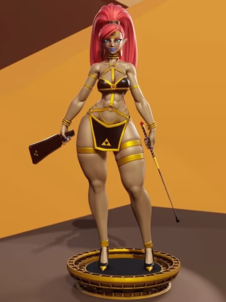 Dom Urbosa 3D Model - Rushzilla STL Files for 3D Printing