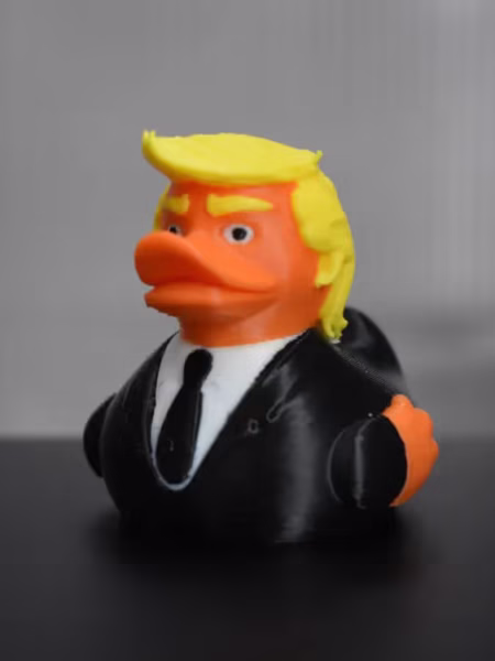 Donald Trump Duck 3D Model - USA Donald John Trump Duck STL File