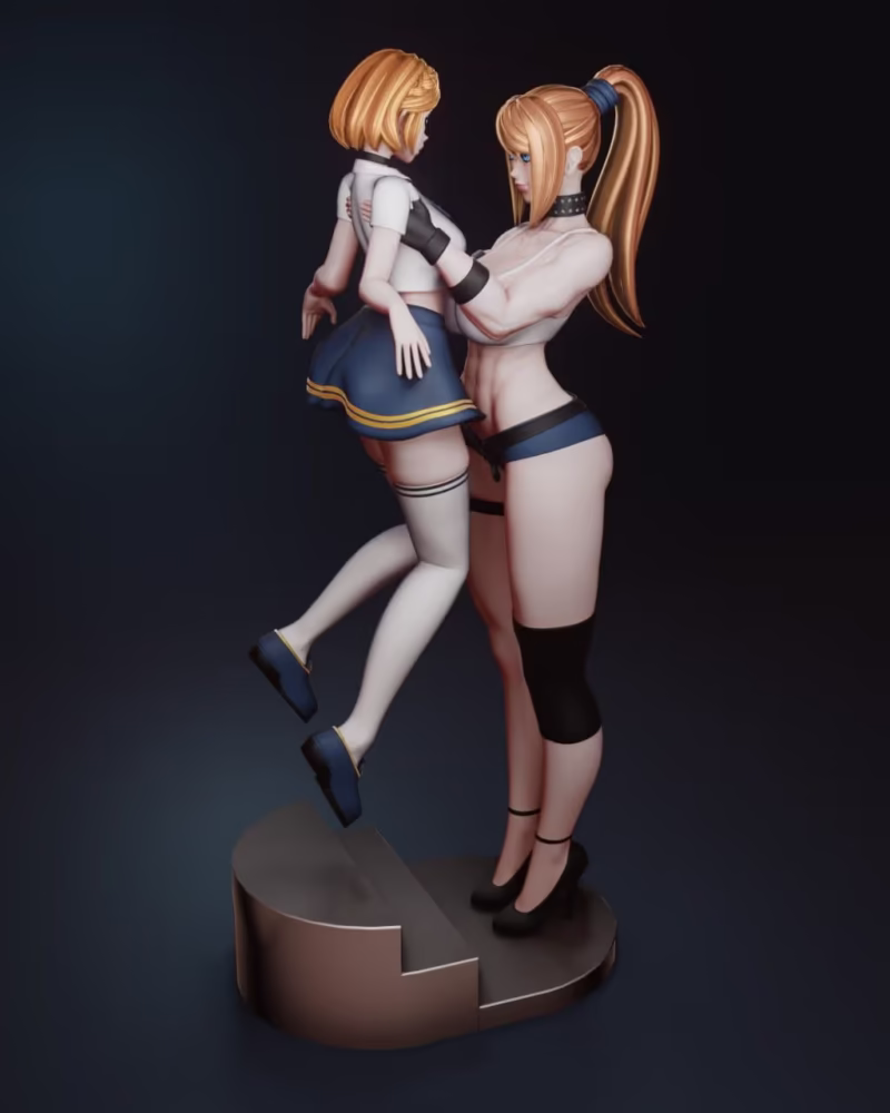 Samus x Zelda 3D Model - Rushzilla STL Files for 3D Printing - Image 3
