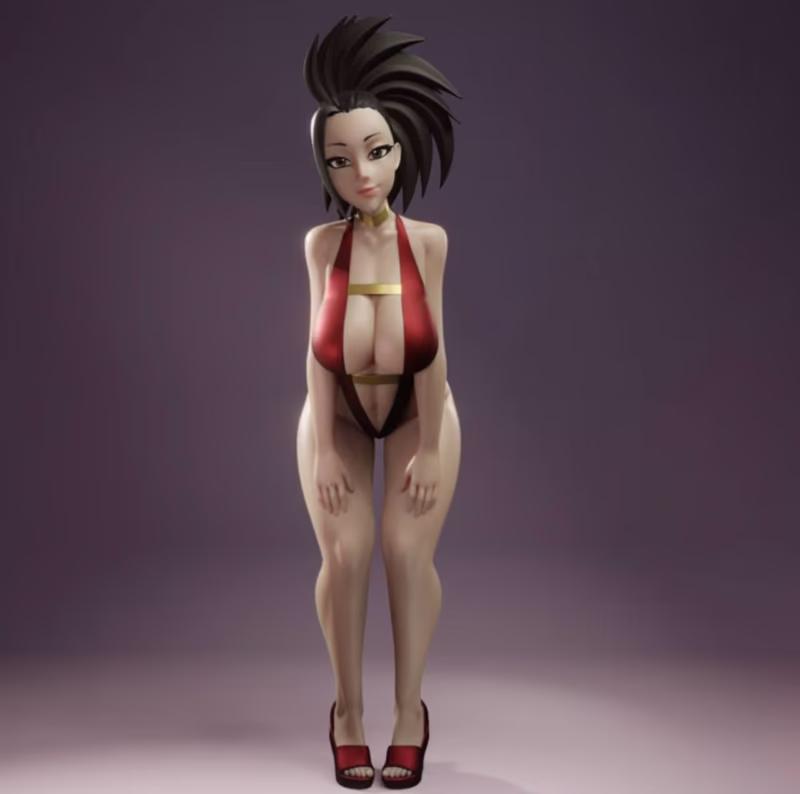 Summertime Momo 3D Model - Rushzilla STL Files for 3D Printing