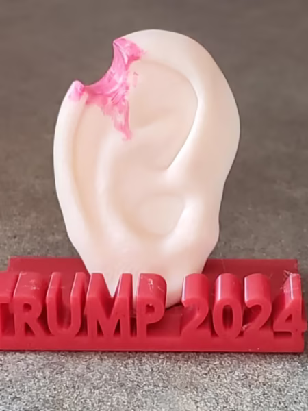 Trump Eara 3D Model - Donald John Trump Ear STL File