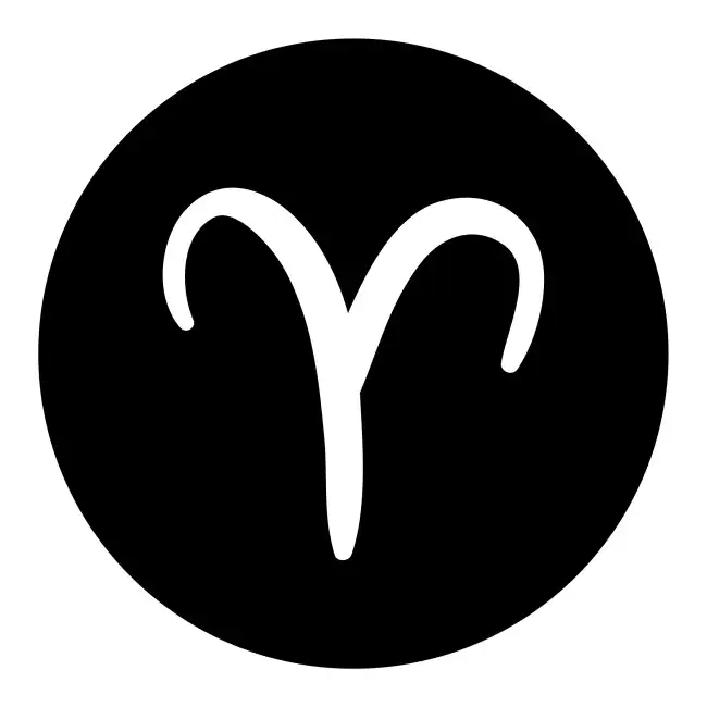 Aries Zodiac Sign Solid SVG Design | SVG Files for Cricut & Print