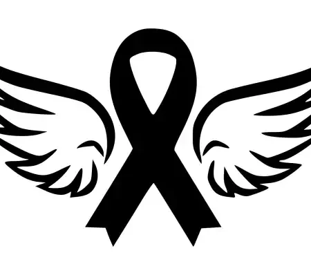 Awareness-Ribbon Wings SVG Design | SVG Files for Cricut & Print