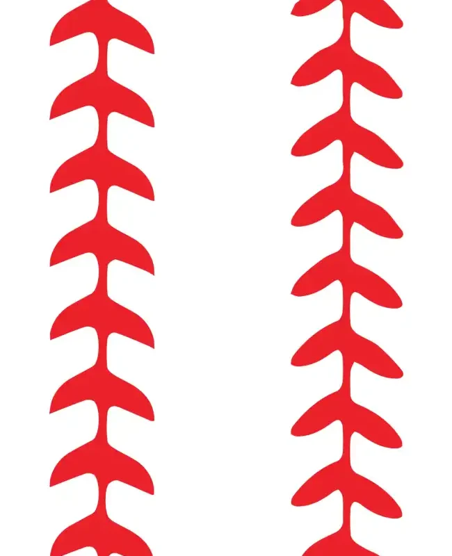 Baseball Stitches  SVG Design | SVG Files for Cricut & Print