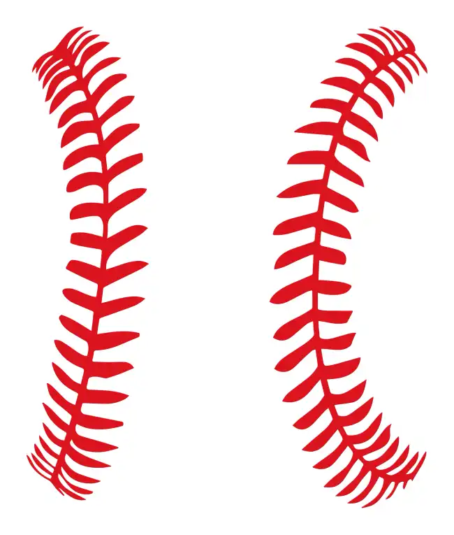 Baseball Stitches  SVG Design | SVG Files for Cricut & Print
