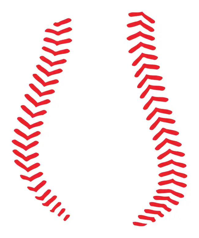 Baseball Stitches  SVG Design | SVG Files for Cricut & Print