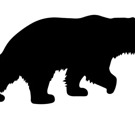 Bear Silhouette SVG Design | SVG Files for Cricut & Print