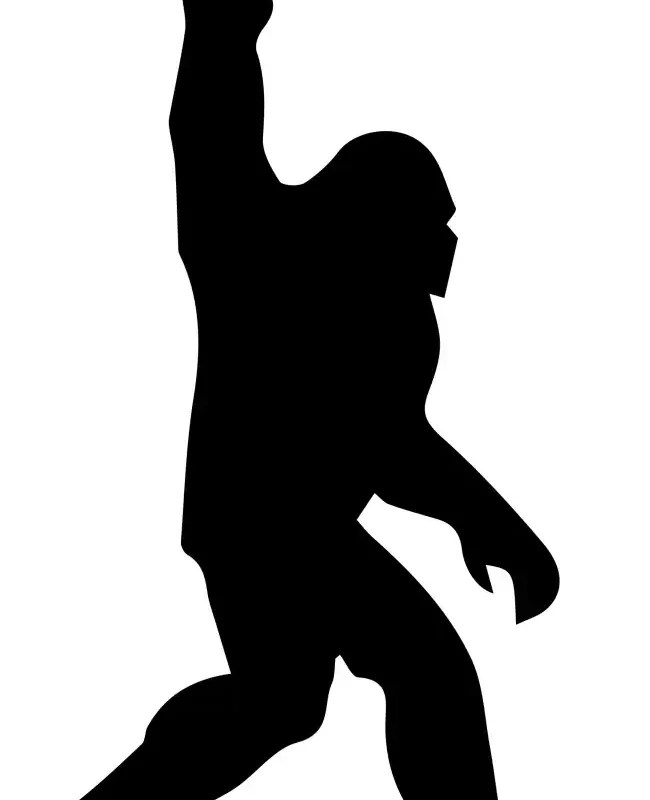 Bigfoot Peace Silhouette SVG Design | SVG Files for Cricut & Print