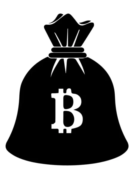 Bitcoin Bag SVG Design | SVG Files for Cricut & Print