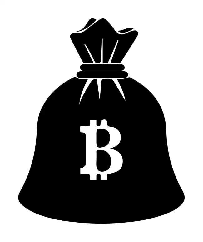 Bitcoin Bag SVG Design | SVG Files for Cricut & Print