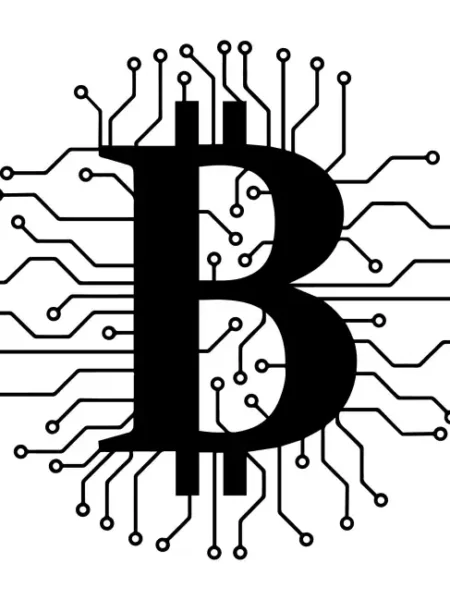 Bitcoin Blockchain SVG Design | SVG Files for Cricut & Print