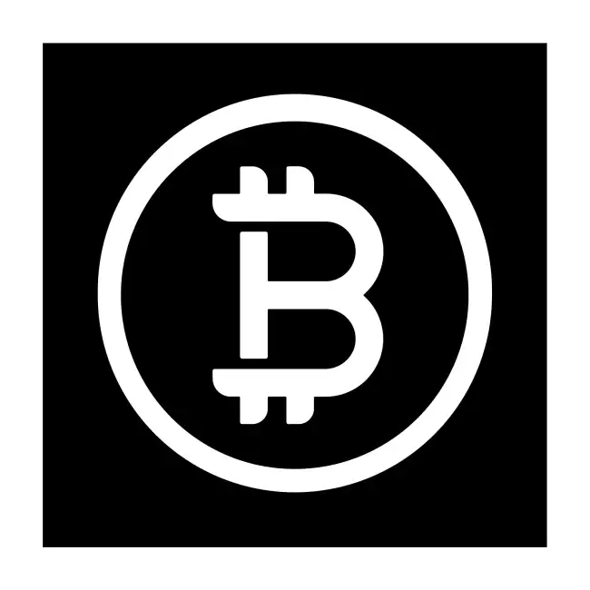 Bitcoin Square Circle SVG Design | SVG Files for Cricut & Print