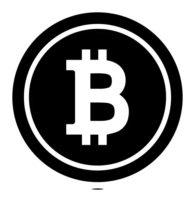Bitcoin Symbol Solid Circle SVG Design | SVG Files for Cricut & Print