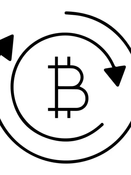 Bitcoin exchange SVG Design | SVG Files for Cricut & Print