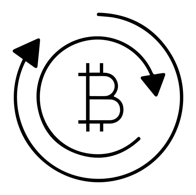 Bitcoin exchange SVG Design | SVG Files for Cricut & Print