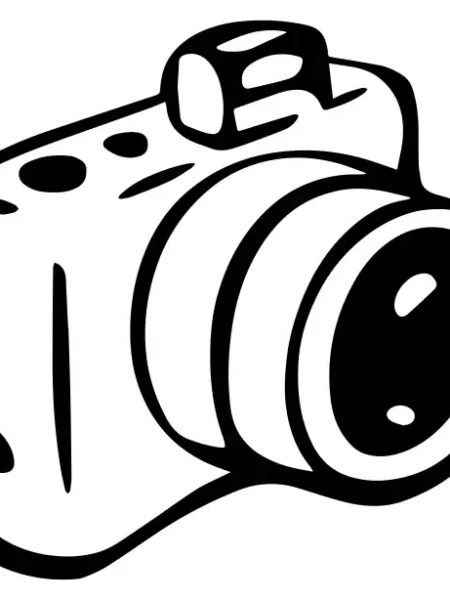 Camera drawing SVG Design | SVG Files for Cricut & Print
