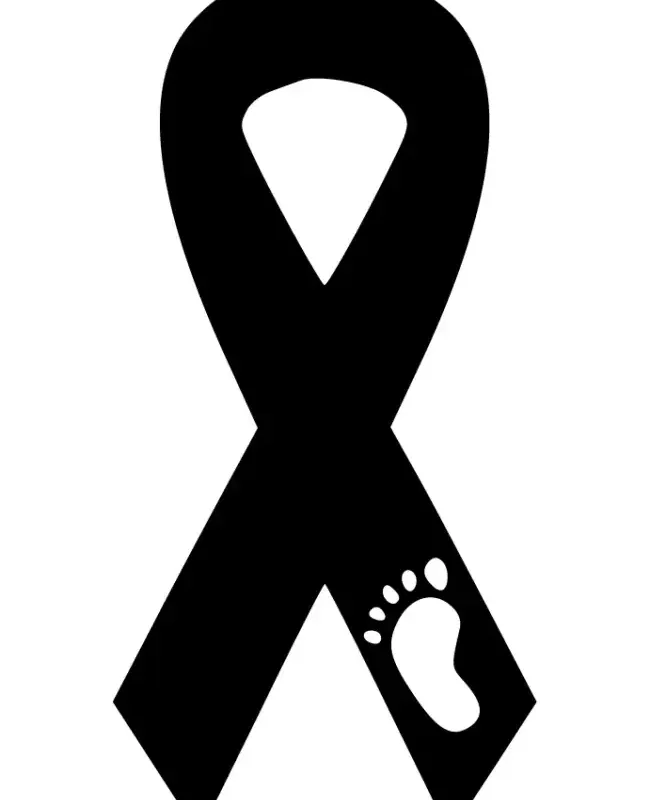 Child Feet Awareness-Ribbon SVG Design | SVG Files for Cricut & Print