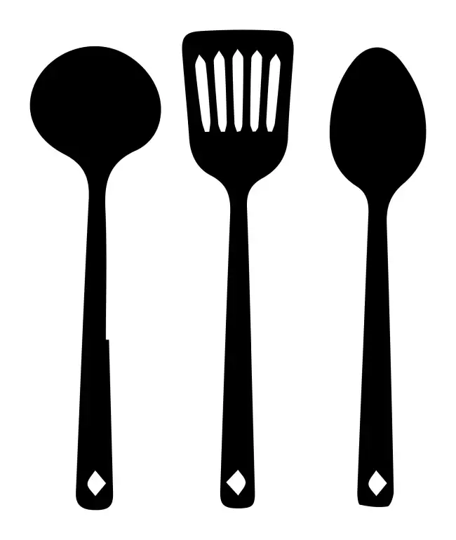 Collection Kitchen Utensil Silhouette SVG Design | SVG Files for Cricut & Print