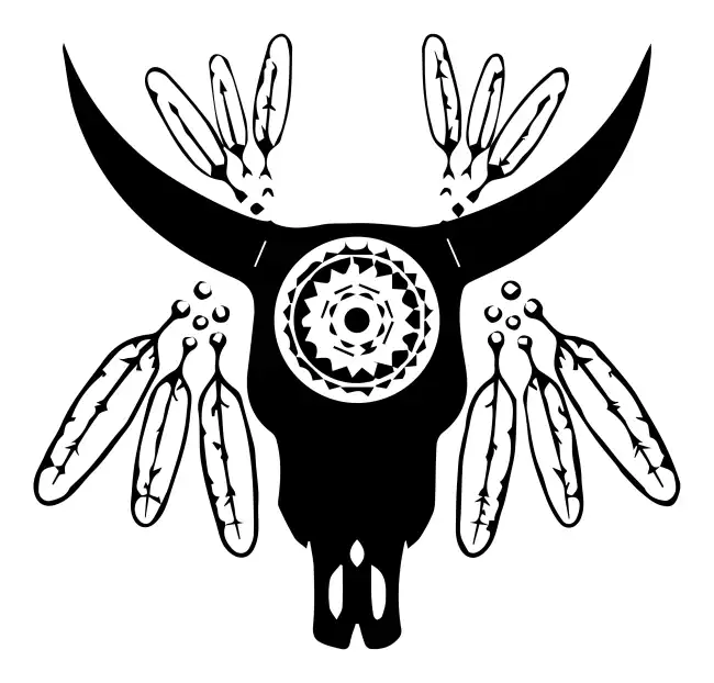 Cow Head Skull  SVG Design | SVG Files for Cricut & Print