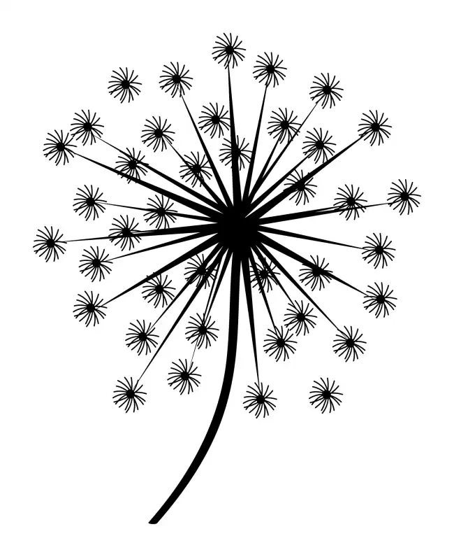 Dandelion  SVG Design | SVG Files for Cricut & Print