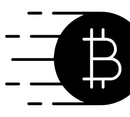 Flying Bitcoin SVG Design | SVG Files for Cricut & Print