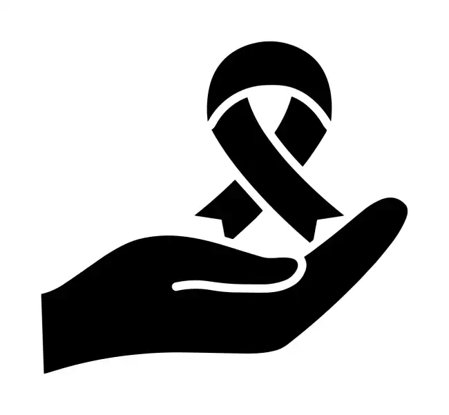 Hand Support Awareness-Ribbon SVG Design | SVG Files for Cricut & Print