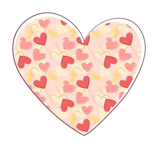 Heart patten  SVG Design | SVG Files for Cricut & Print