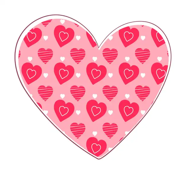 Heart patten  SVG Design | SVG Files for Cricut & Print