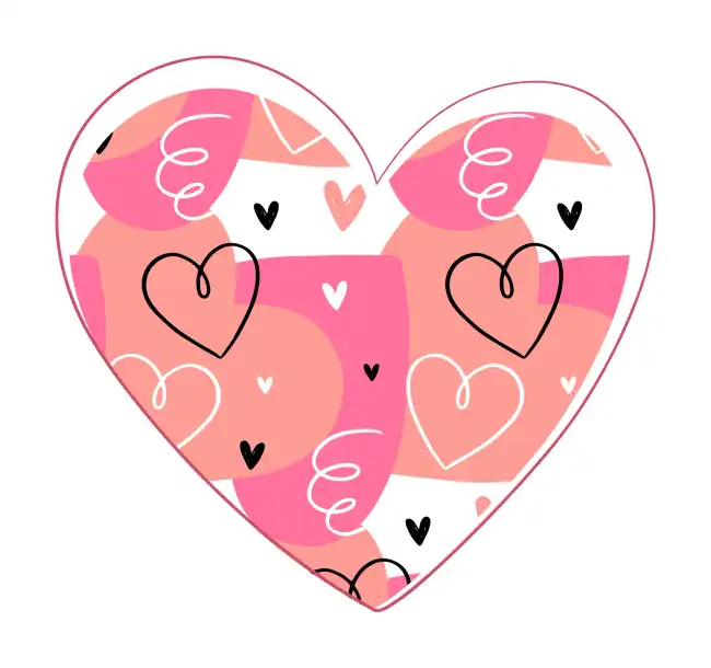 Heart patten  SVG Design | SVG Files for Cricut & Print