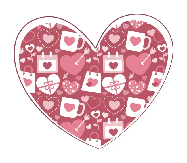 Heart patten  SVG Design | SVG Files for Cricut & Print