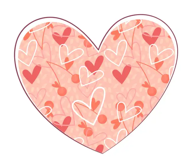 Heart patten  SVG Design | SVG Files for Cricut & Print