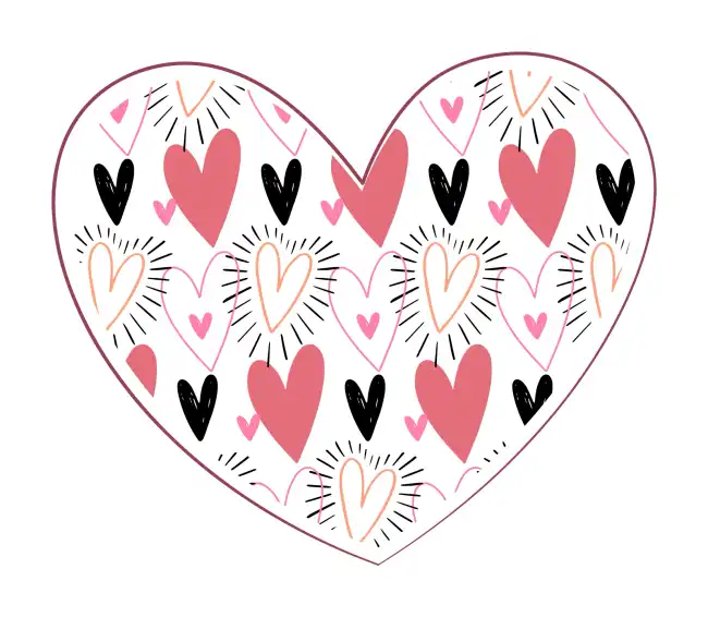Heart patten  SVG Design | SVG Files for Cricut & Print