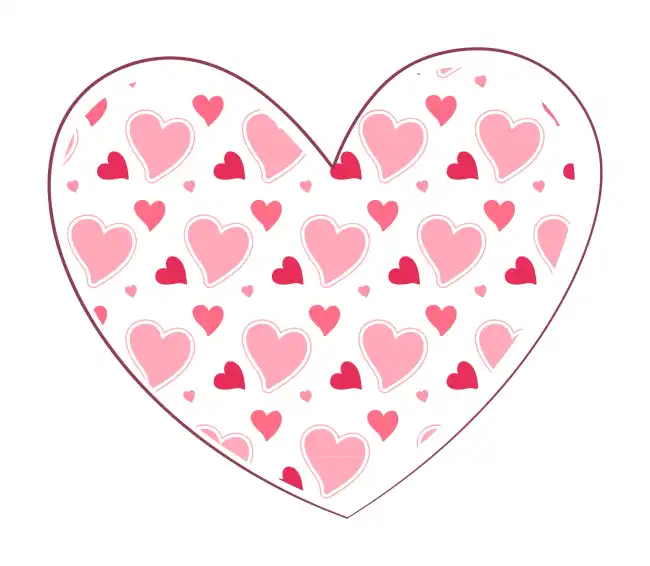 Heart patten  SVG Design | SVG Files for Cricut & Print