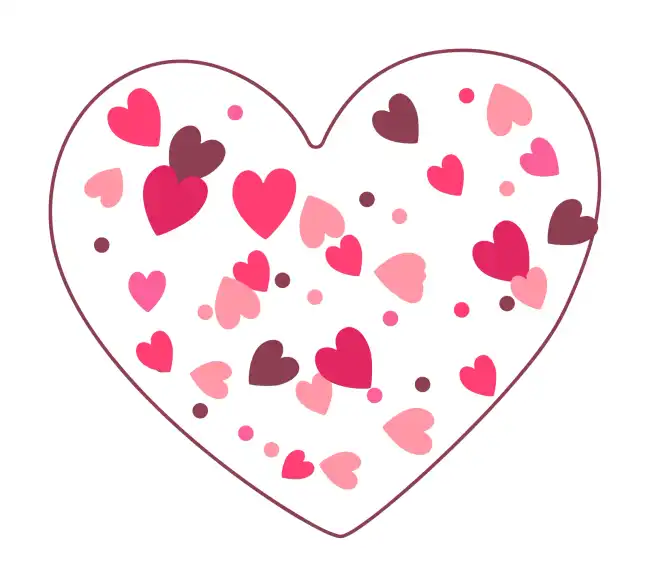 Heart patten  SVG Design | SVG Files for Cricut & Print