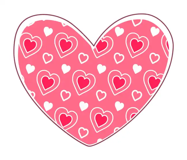 Heart patten  SVG Design | SVG Files for Cricut & Print