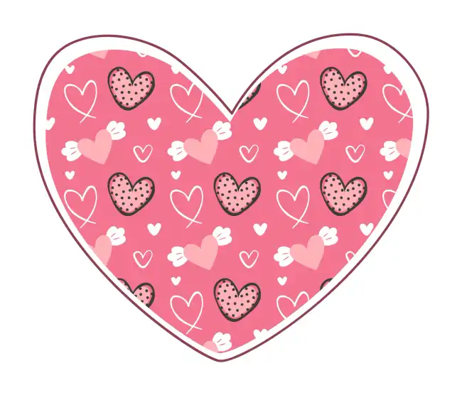 Heart patten  SVG Design | SVG Files for Cricut & Print