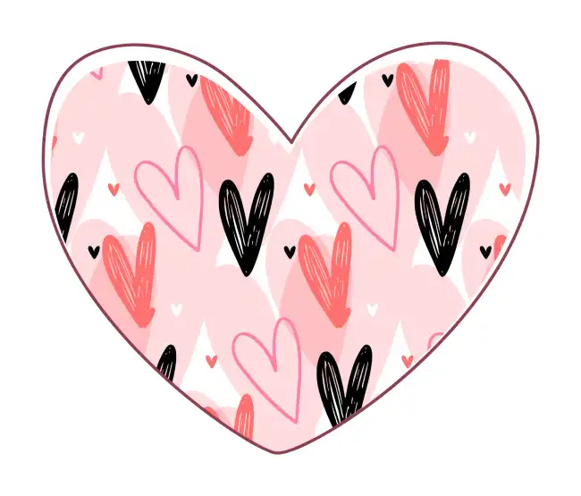 Heart patten  SVG Design | SVG Files for Cricut & Print
