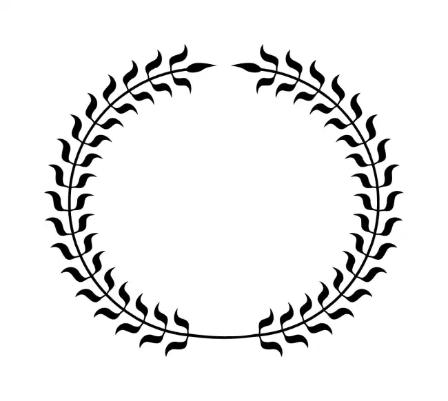 Laurel Wreath  SVG Design | SVG Files for Cricut & Print