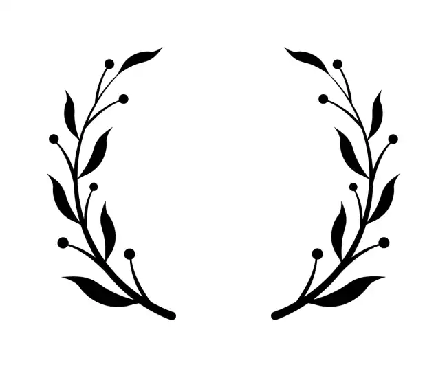Laurel Wreath  SVG Design | SVG Files for Cricut & Print
