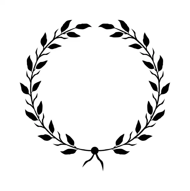 Laurel Wreath  SVG Design | SVG Files for Cricut & Print