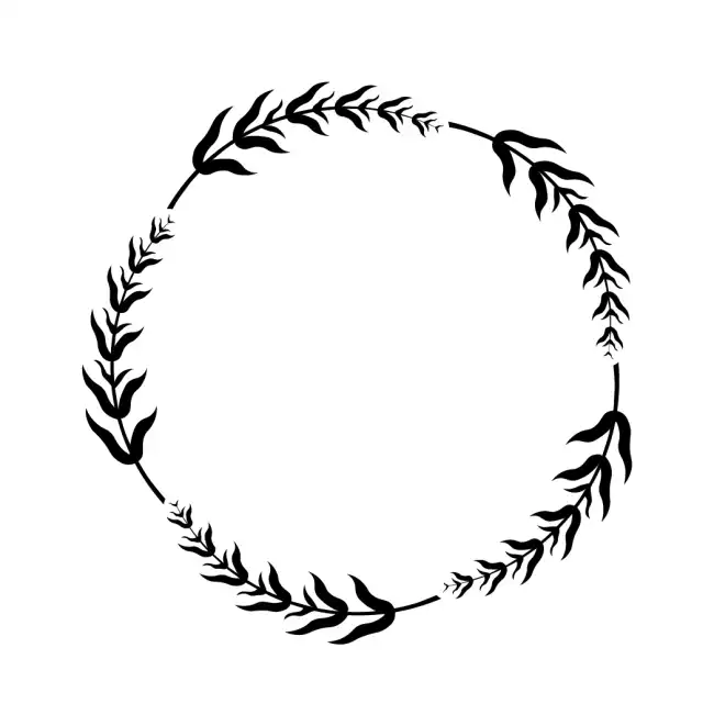 Laurel Wreath  SVG Design | SVG Files for Cricut & Print