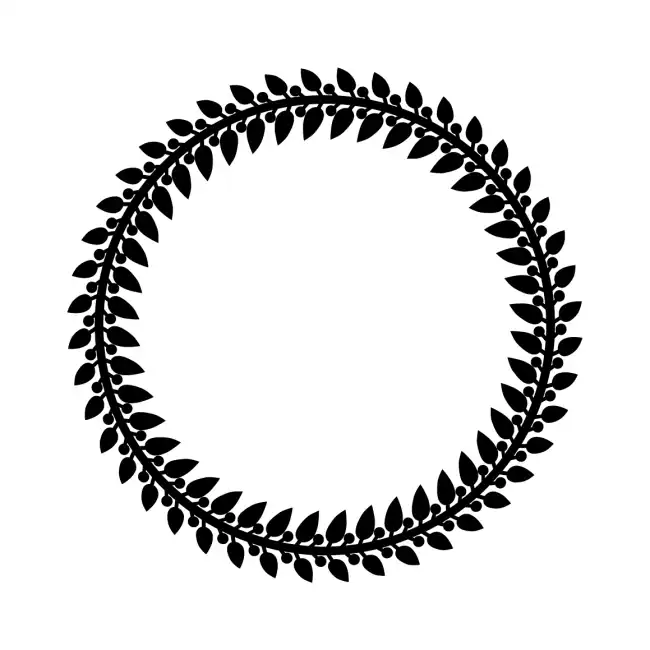 Laurel Wreath  SVG Design | SVG Files for Cricut & Print