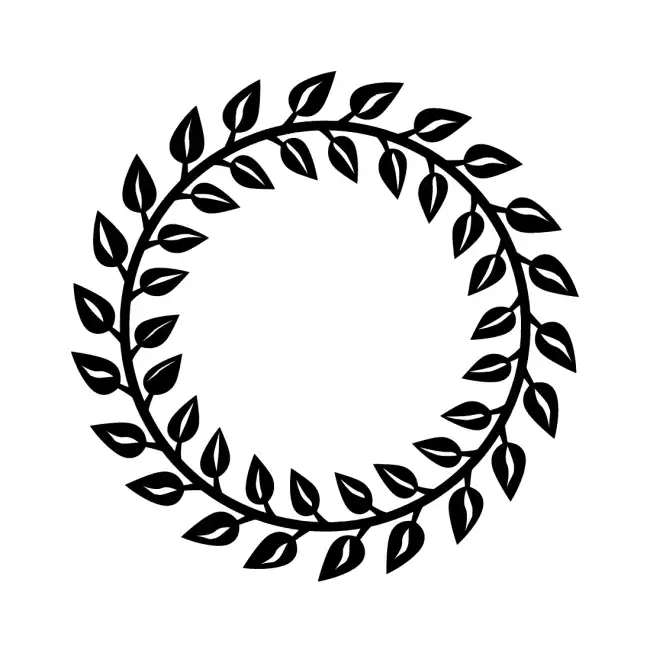 Laurel Wreath  SVG Design | SVG Files for Cricut & Print